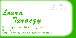 laura turoczy business card